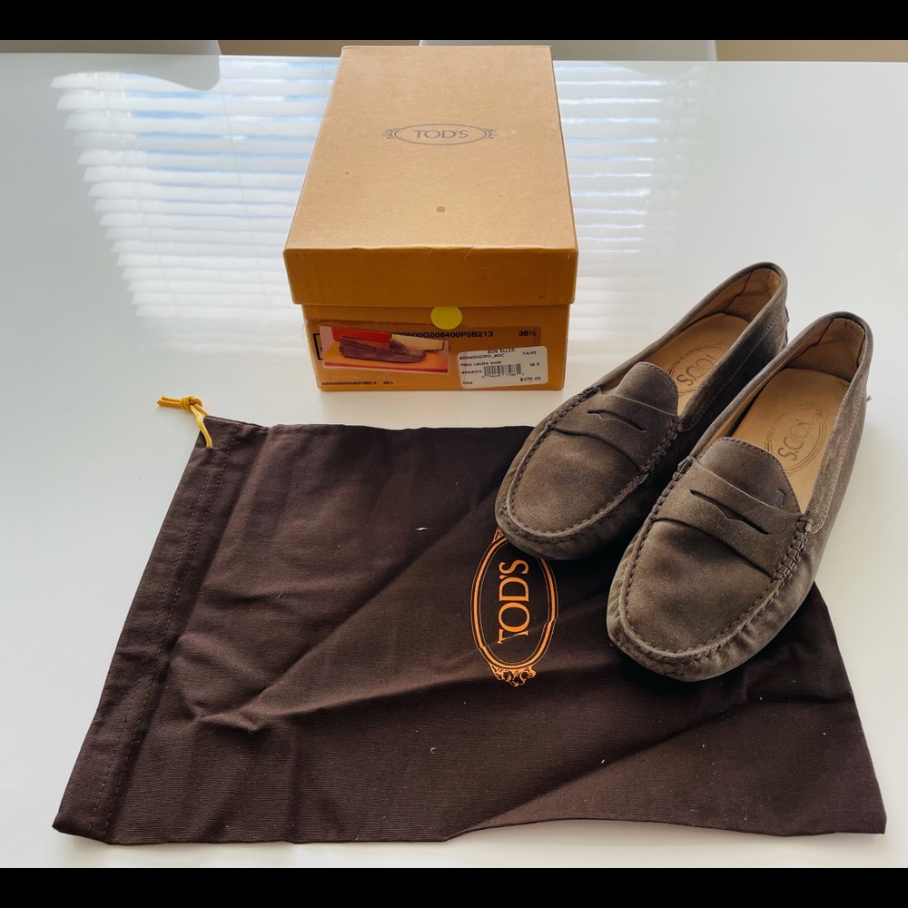 Tod’s Gommino Driving Loafers, Size 38 1/2